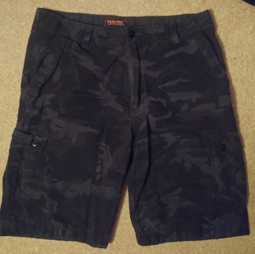 Black and Grey Shorts